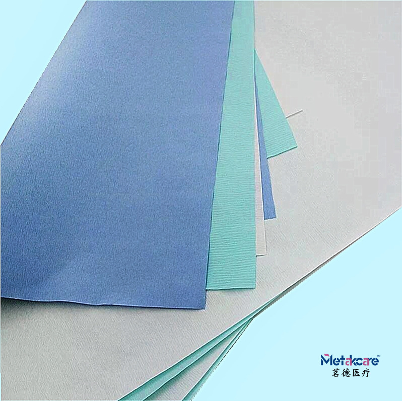 Different Sizes and Color Medical Crepe Paper Sterilization Wrapping Crepe Paper