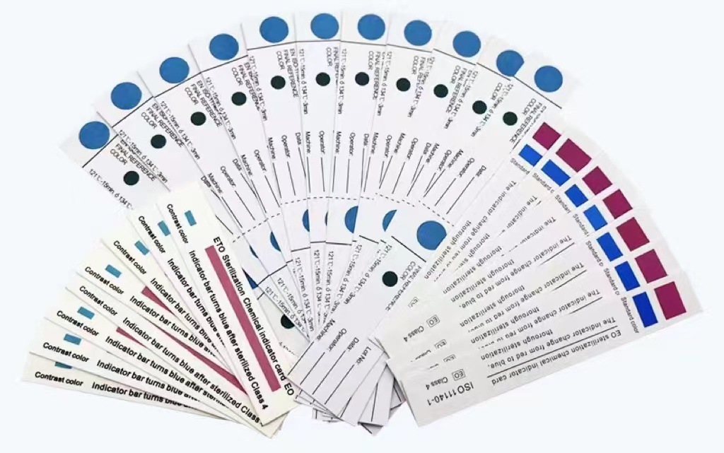 Medical Device Class 4 5 6 Steam Sterilization Chemical Indicator Strips for Sterilization Testing