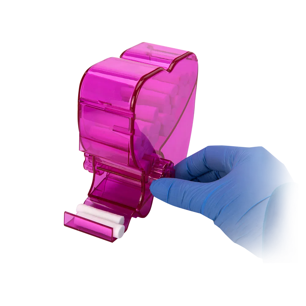 Autoclavable Plastic Dental Tooth Shape Cotton Roll Dispensers Decorative Heart-Shaped Boxes