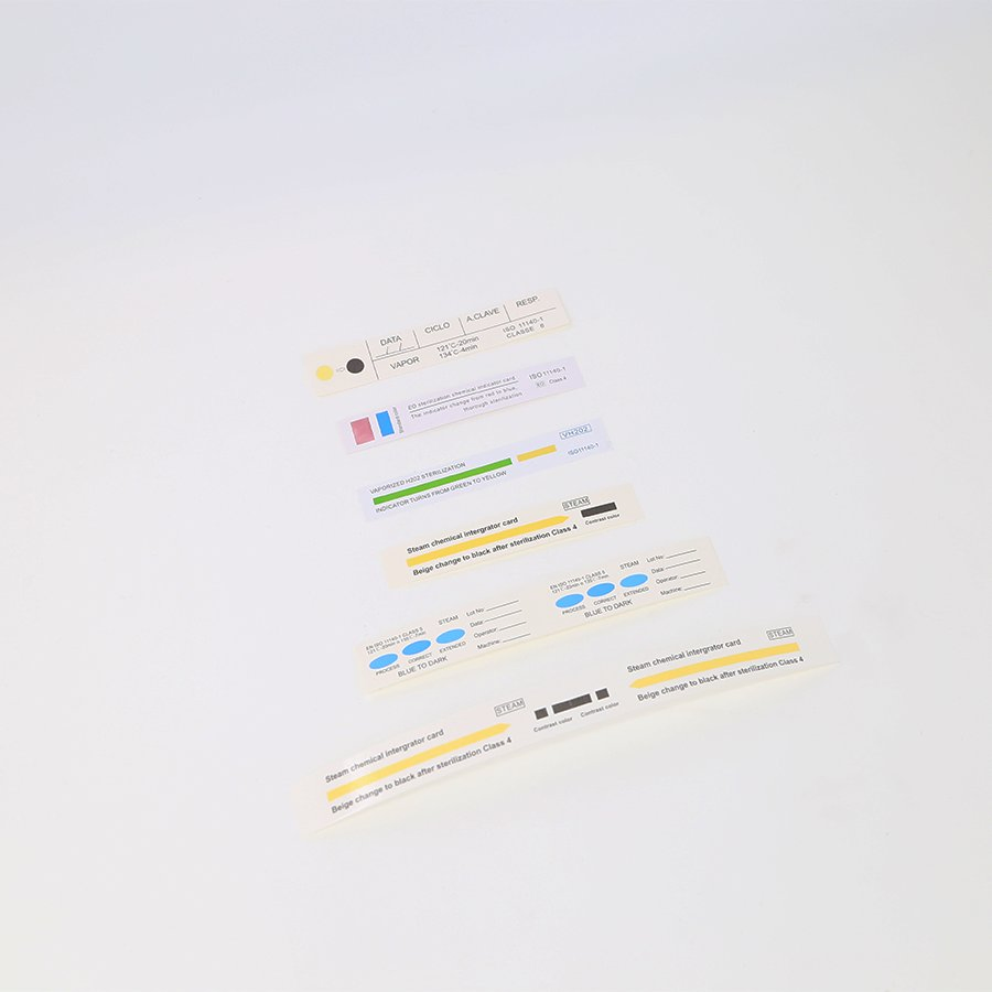 Autoclave Steam Chemical Indicator Strip Labels Tapes Disposable Chemical Gas Sterilization Indicator Strip
