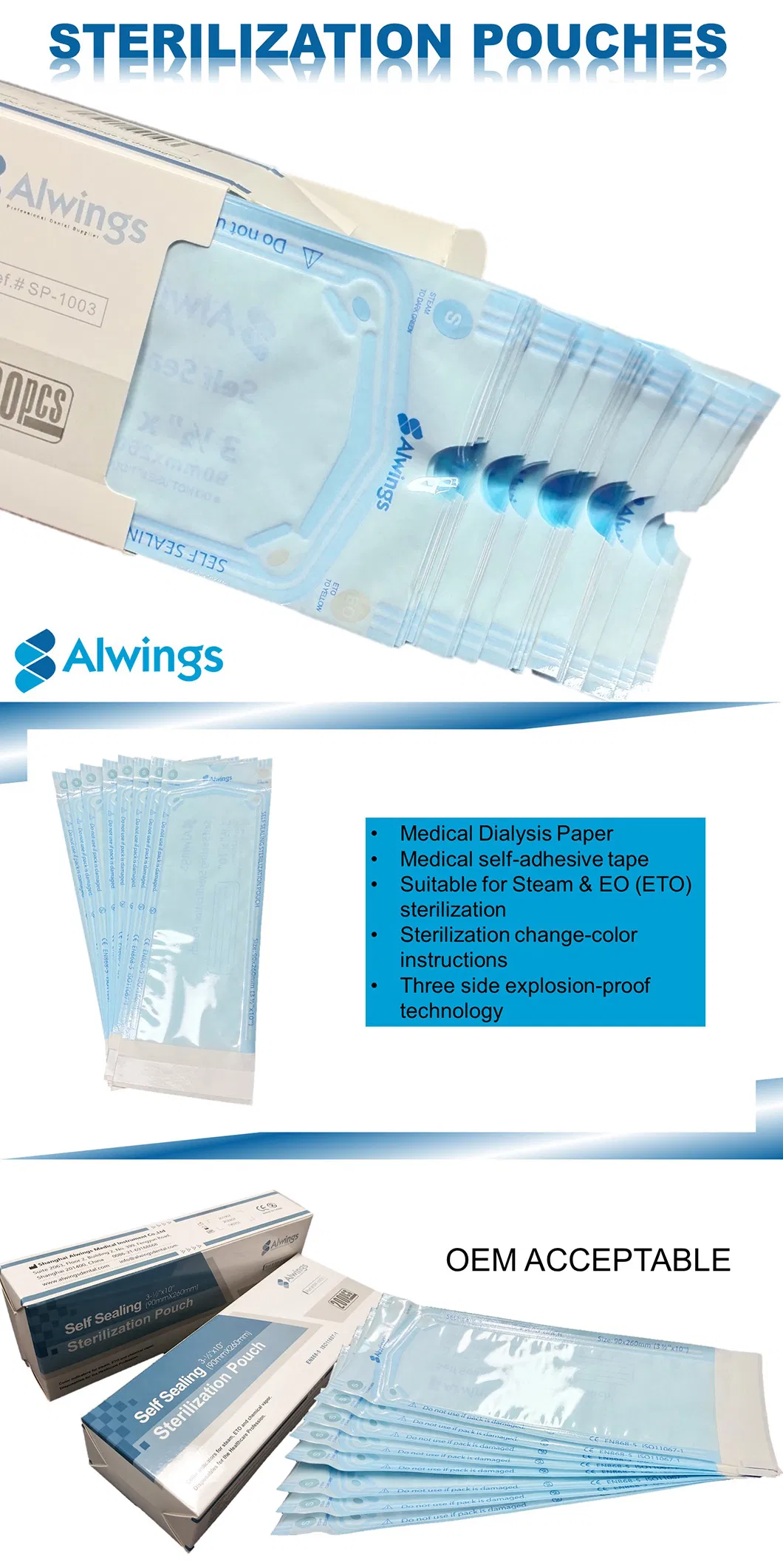 Sterilization Pouches Display