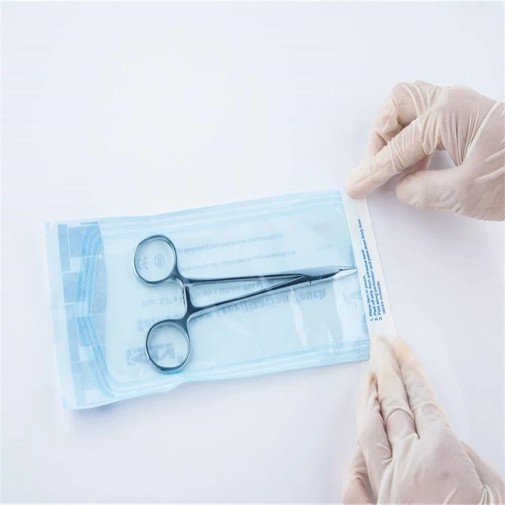 Disposable Easy-Peel off Sterilization Pouch for Medical Instrument Packaging