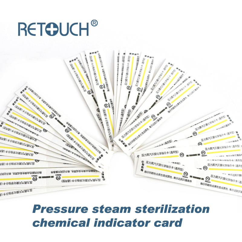 Medical Disposable Sterilization Autoclave Card Chemical Steam Sterilizer Indicator Strip