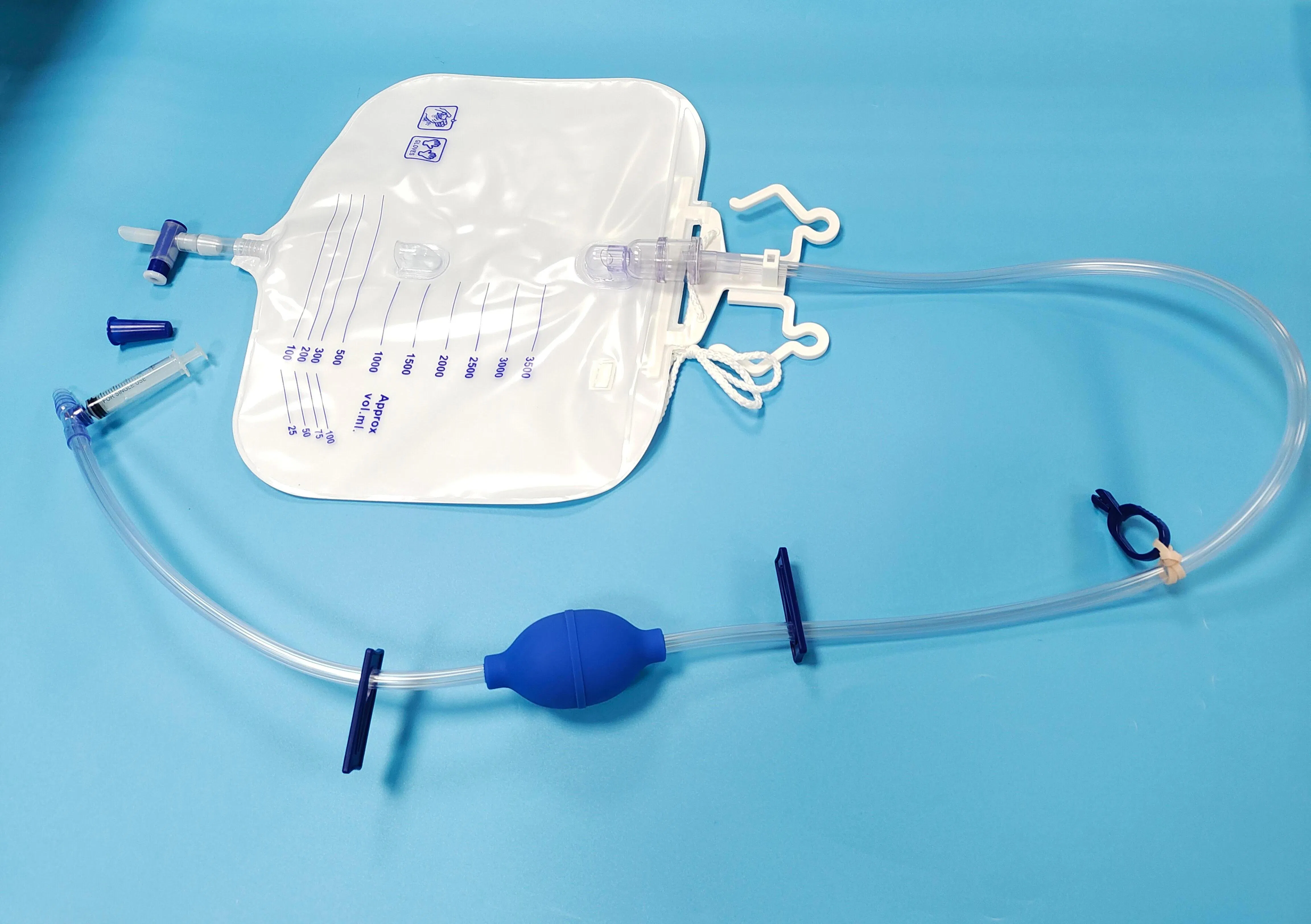 Beside Urine Bags with Bulb, Plus 2000-4000ml