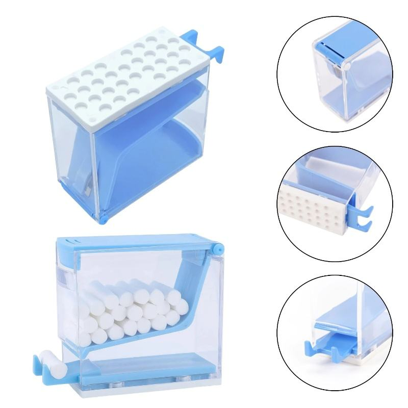 Reusable Press Type Dental Cotton Roll Dispenser Box Divider Dispenser (YQD9-3)