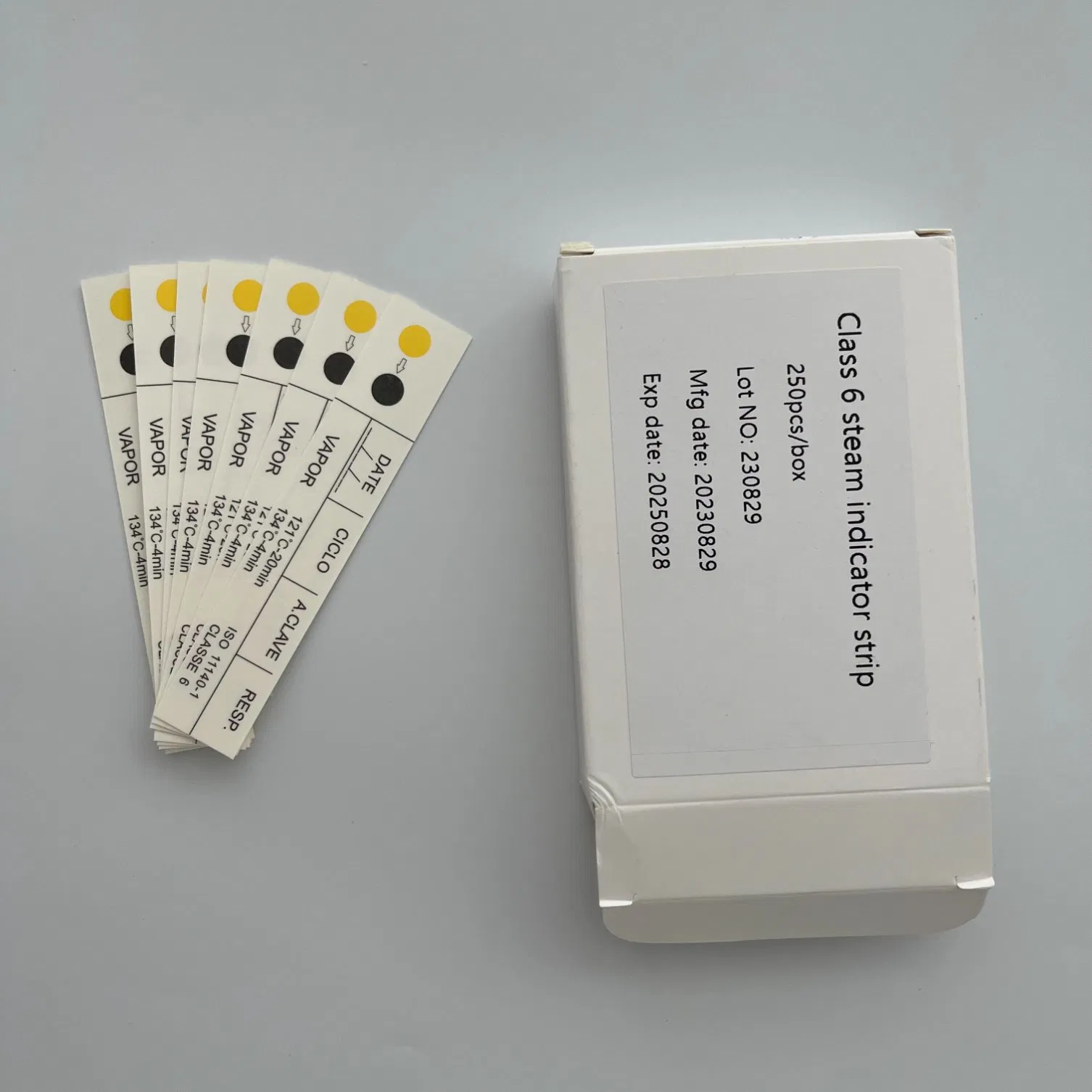 Medical Device Class 4 5 6 Steam Chemical Indicator Strips / Labels/ Tapes
