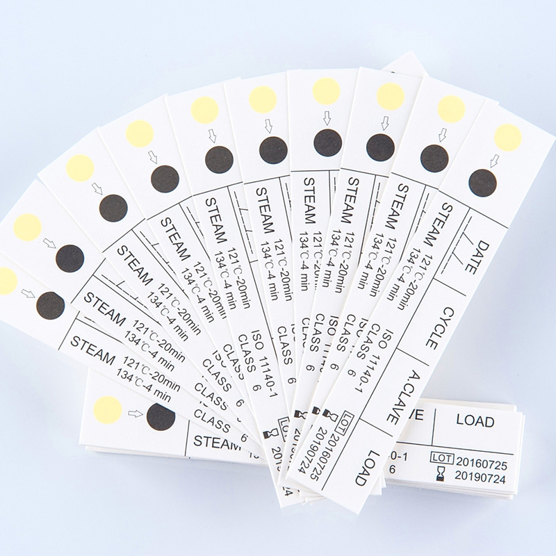 Wholesale Hospital Disposblable Class 4 5 6 Autoclave Steam Chemical Indicator Strips for Medical Insrtuments Tools Sterilization Test