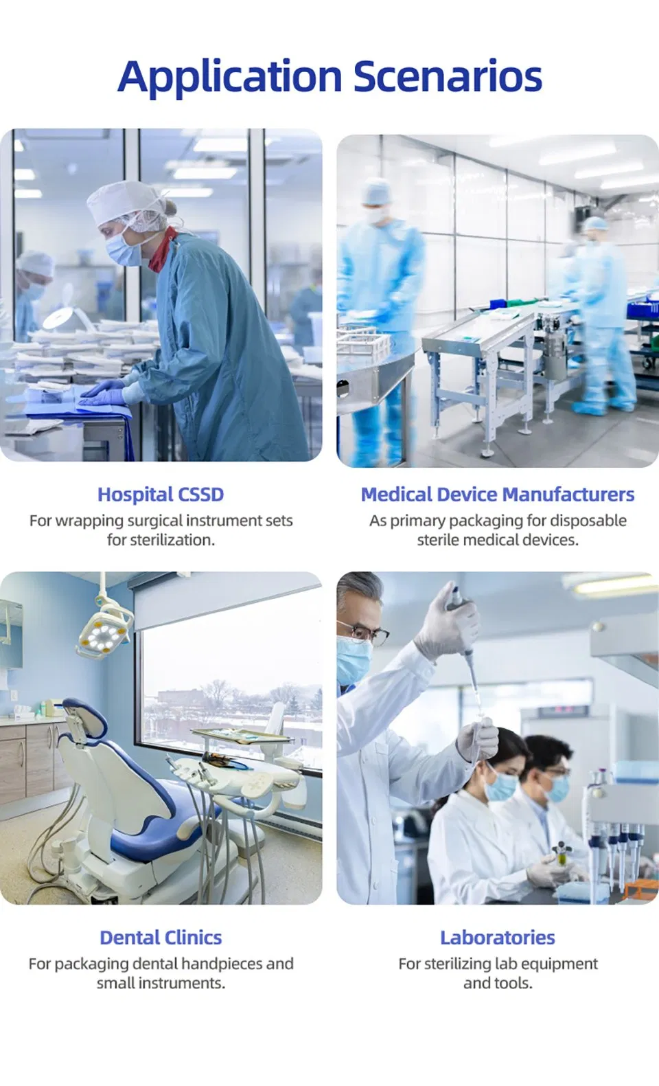 Usage Scenarios of Sterilization Wrap