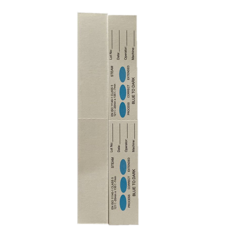 Dental Consumables Medical Autoclave Class 4 Chemical Temperature Steam Indicator Strips Card Made in China
