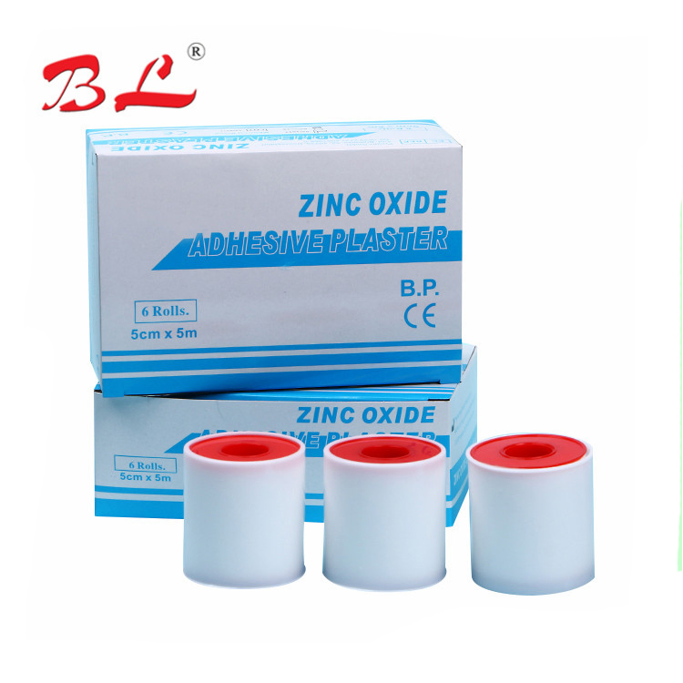 Medical Tapes Plastic Cover Adhesive Zinc Oxide Adhesive Plasters