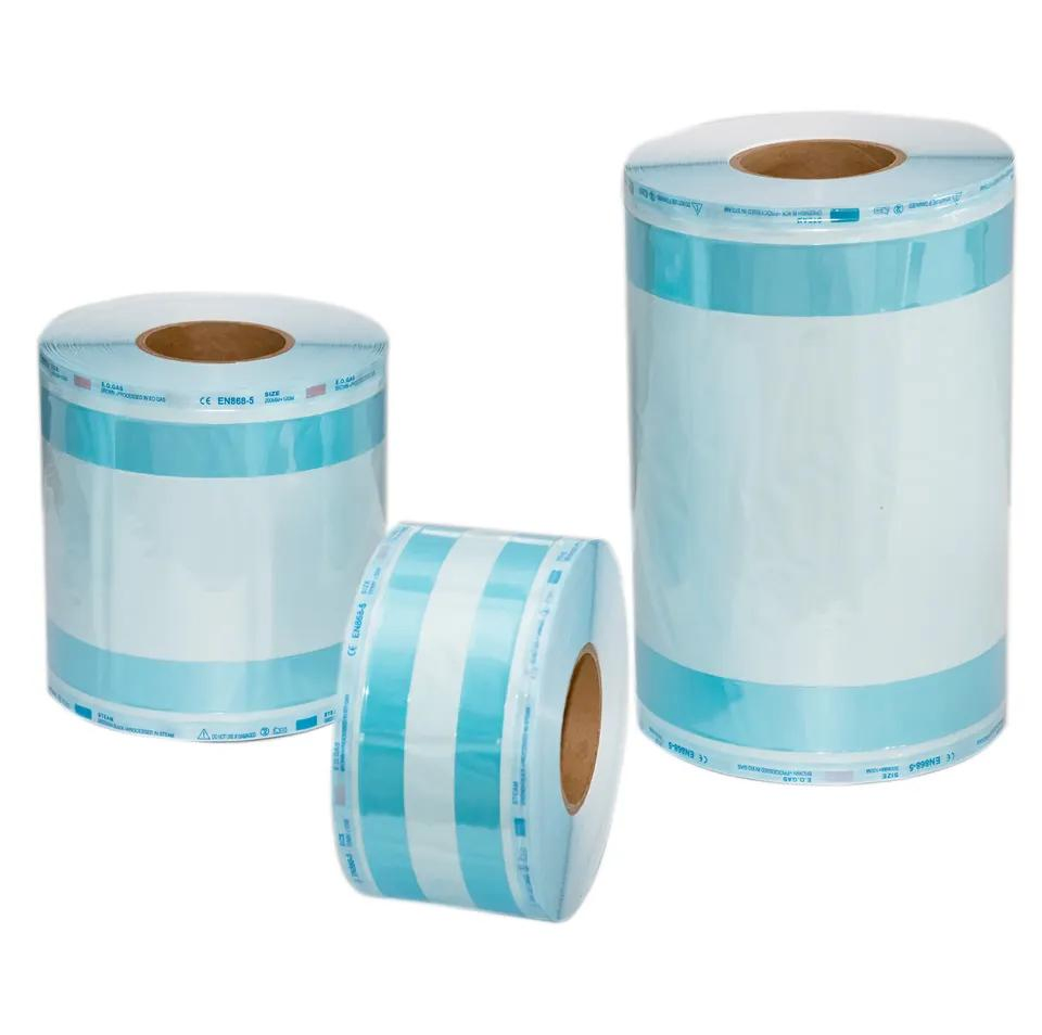 Steam and Eo Process Heat Sealing Sterilization Pouch Dental Flat Sterile Roll