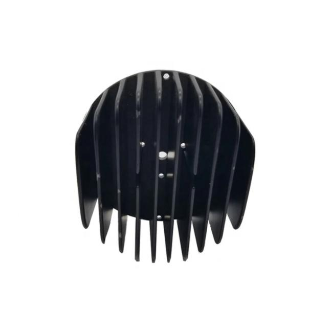 OEM Round CNC Milling Chipped Fins Die Casting Aluminum Heat Sink