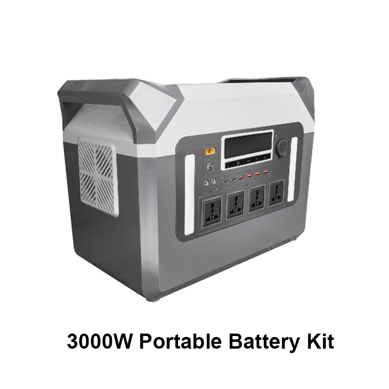 AC220V /USB5V/DC24V Remote Control Light Solar Portable Power Station System