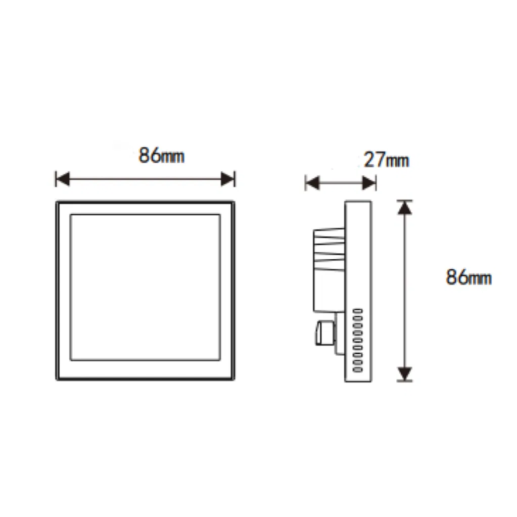 Smart Home and Building Automation Knx Control Panel System