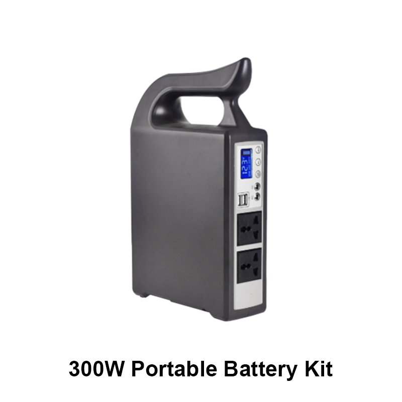 AC220V /USB5V/DC24V Remote Control Light Solar Portable Power Station System