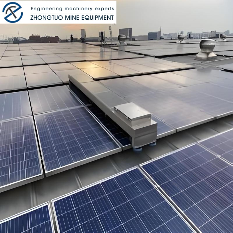 APP and Remote Control Solar Panel Cleaning System 1 Gw Photovoltaic Power Plant Cleaning