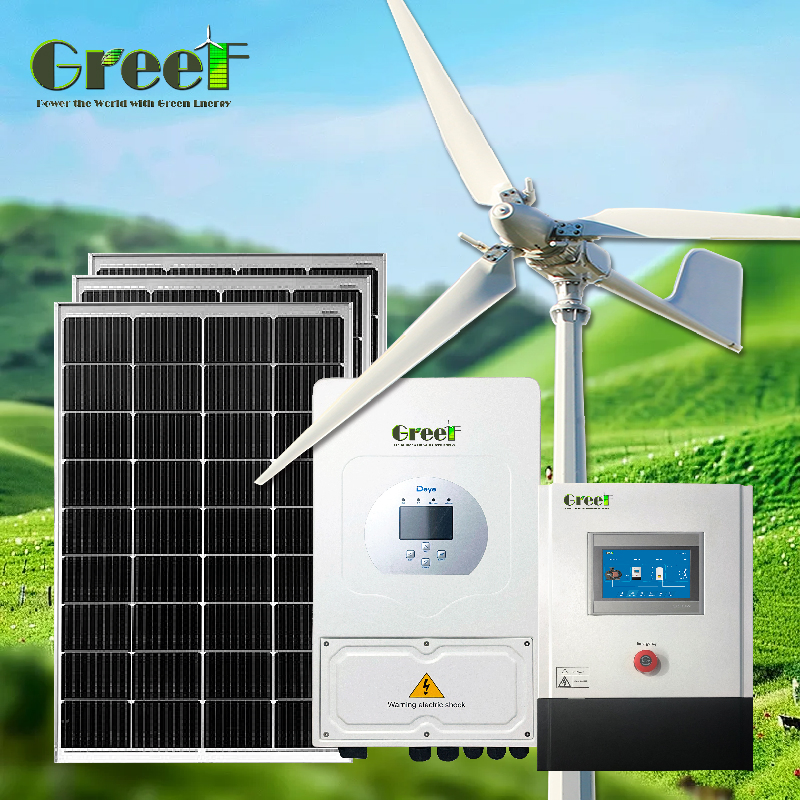 15kw Wind and Solar Hybrid System with Powerful Remote Control Controller for Home