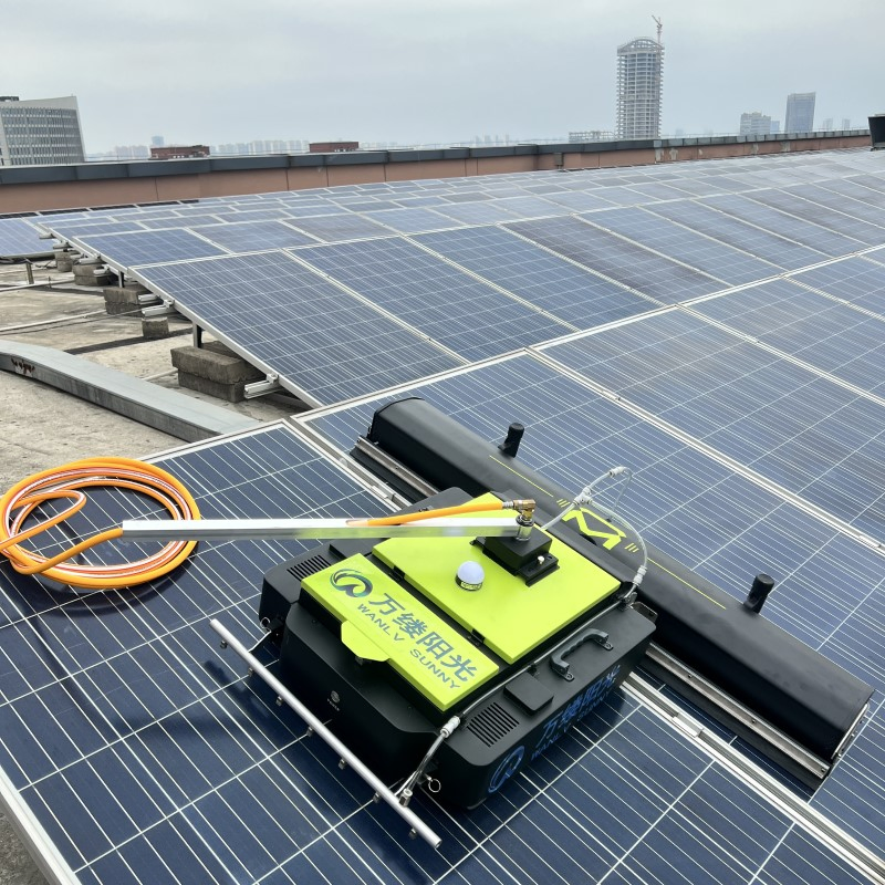 High-Efficiency Remote Control Solar Cleaning System, 1.2MW Output