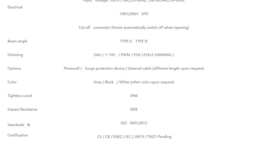 High Lumen Lighting Road