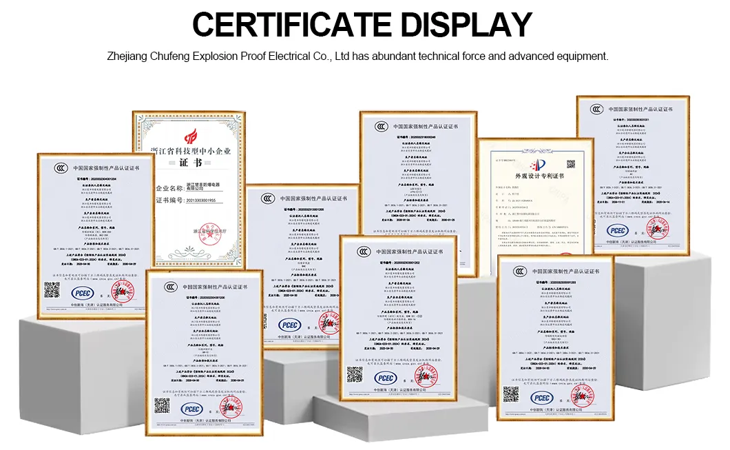 Explosion Proof Certificates