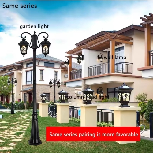 IP66 Waterproof Outdoor Garden Lamp Courtyard Parking Lot Lighting LED Post Top Light