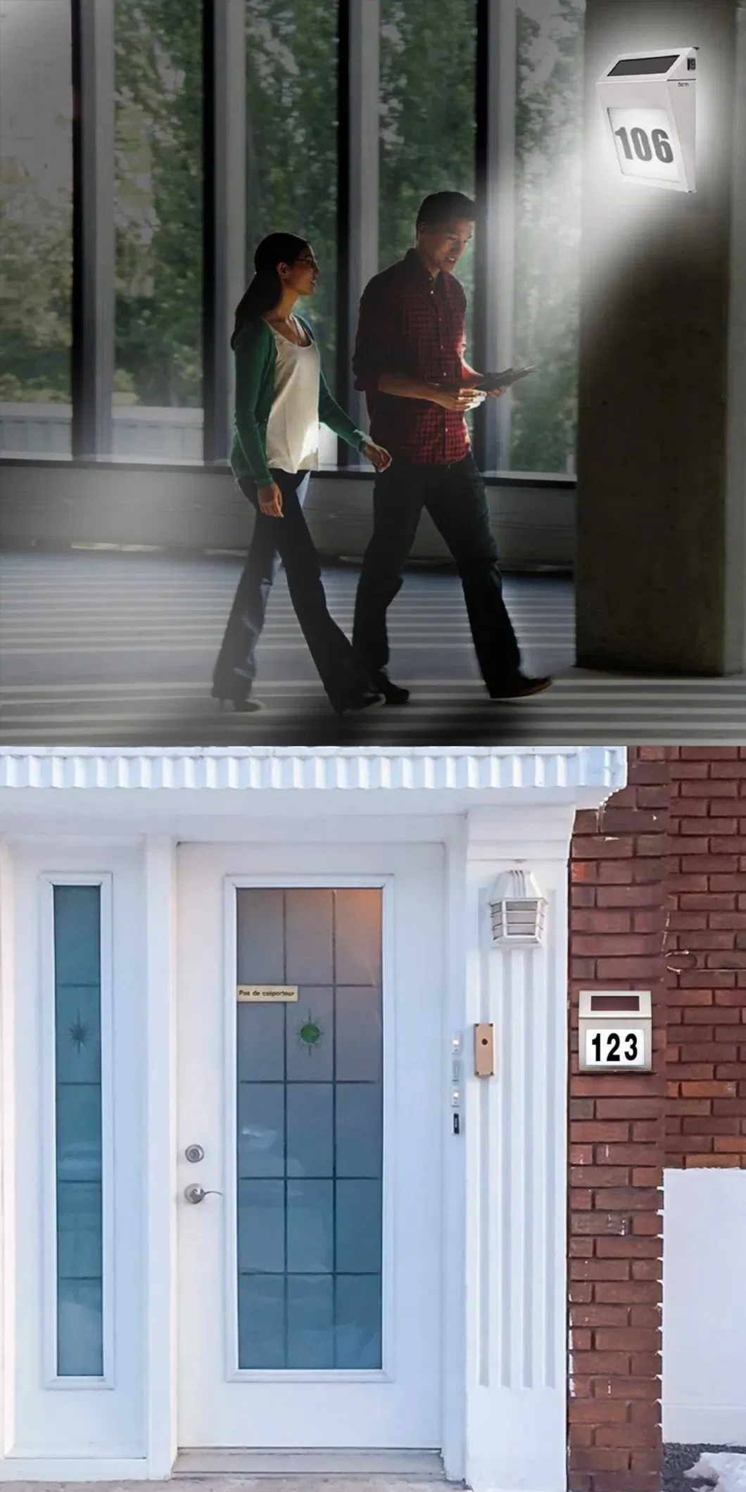 Solar Doorplate Light Overview