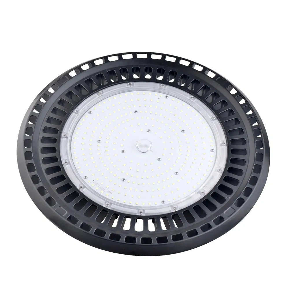 Industrial-Grade Dimmable UFO LED High Bay Lighting Fixture for Warehouse