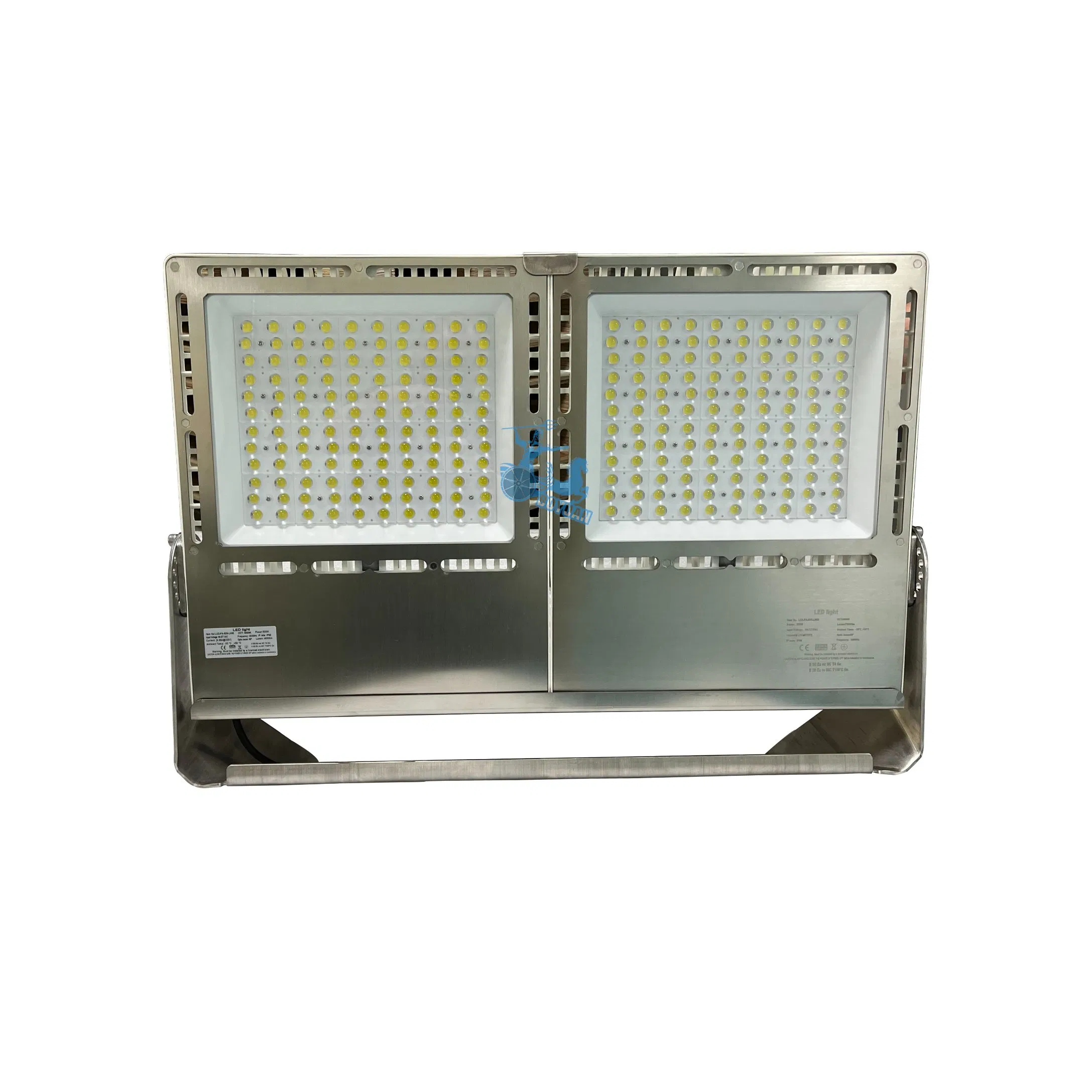316 Ss Bracket LED Floodlight 50-1000W, Robust Marine-Grade Structure with Multi-Beam Distribution, IP68 Waterproof for Offshore Platform and Ship Deck Lighting