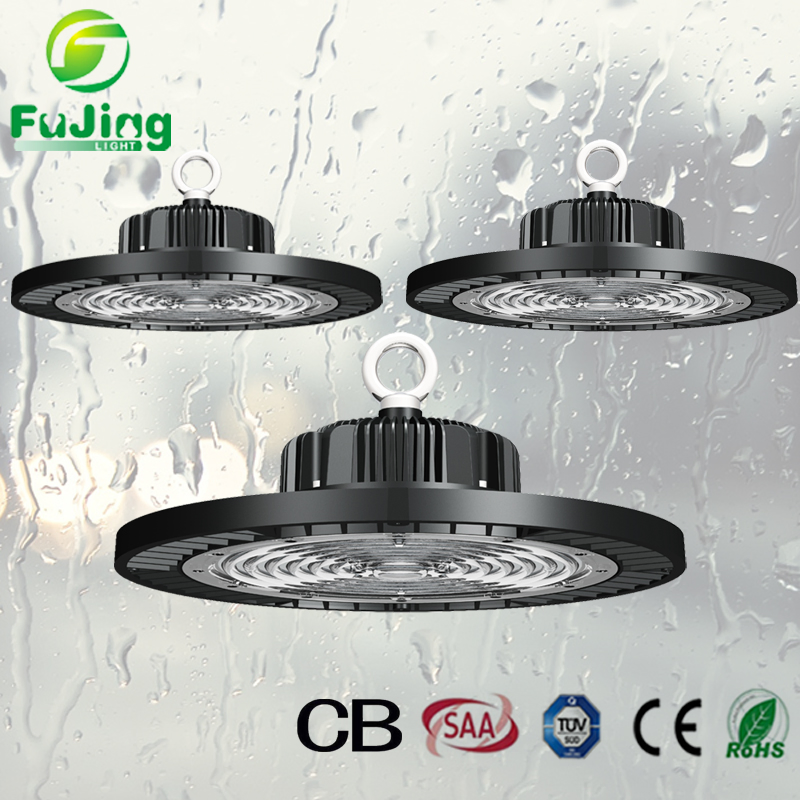 0-10V Dimmable Interior Industrial LED Lighting for Warehouse Workshop 150W UFO High Bay