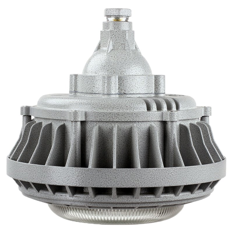 Top Explosion-Proof Lamp on a Metal Support Industrial LED Lights Explosion-Proof Hazardous Area Lighting