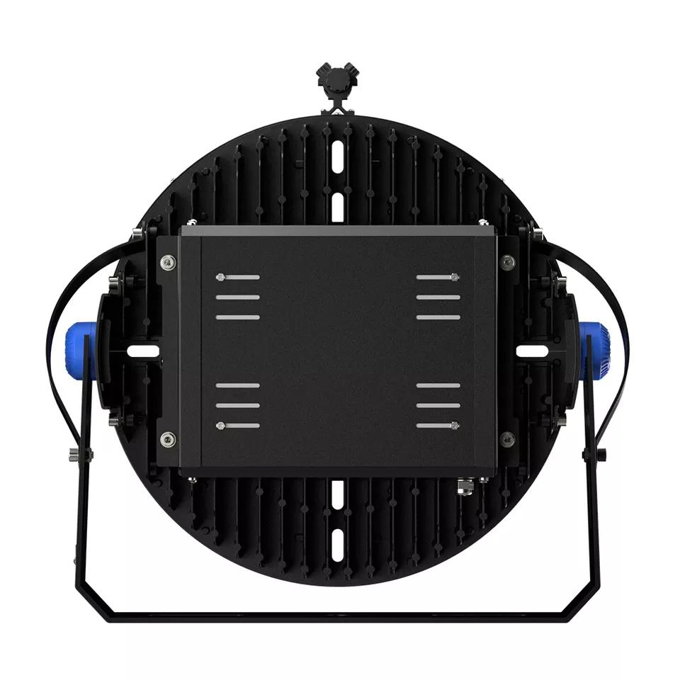 Strong Round High Mast LED Outdoor Sports Field Lighting Baseball Court Flood Light 600W 1000W with Laser Probe