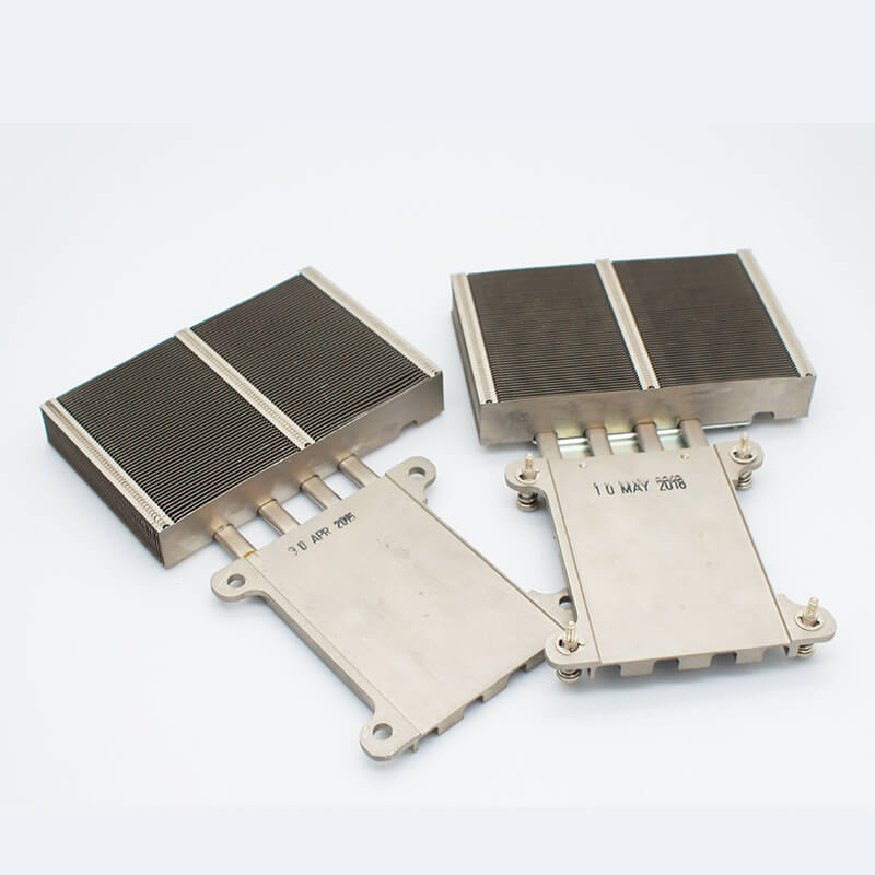 Chinese Factory Customized Design Aluminium Alloy Die Casting Anodizing Processing Aluminum Heat Sink Aluminium Industrial Computer Heat Sink