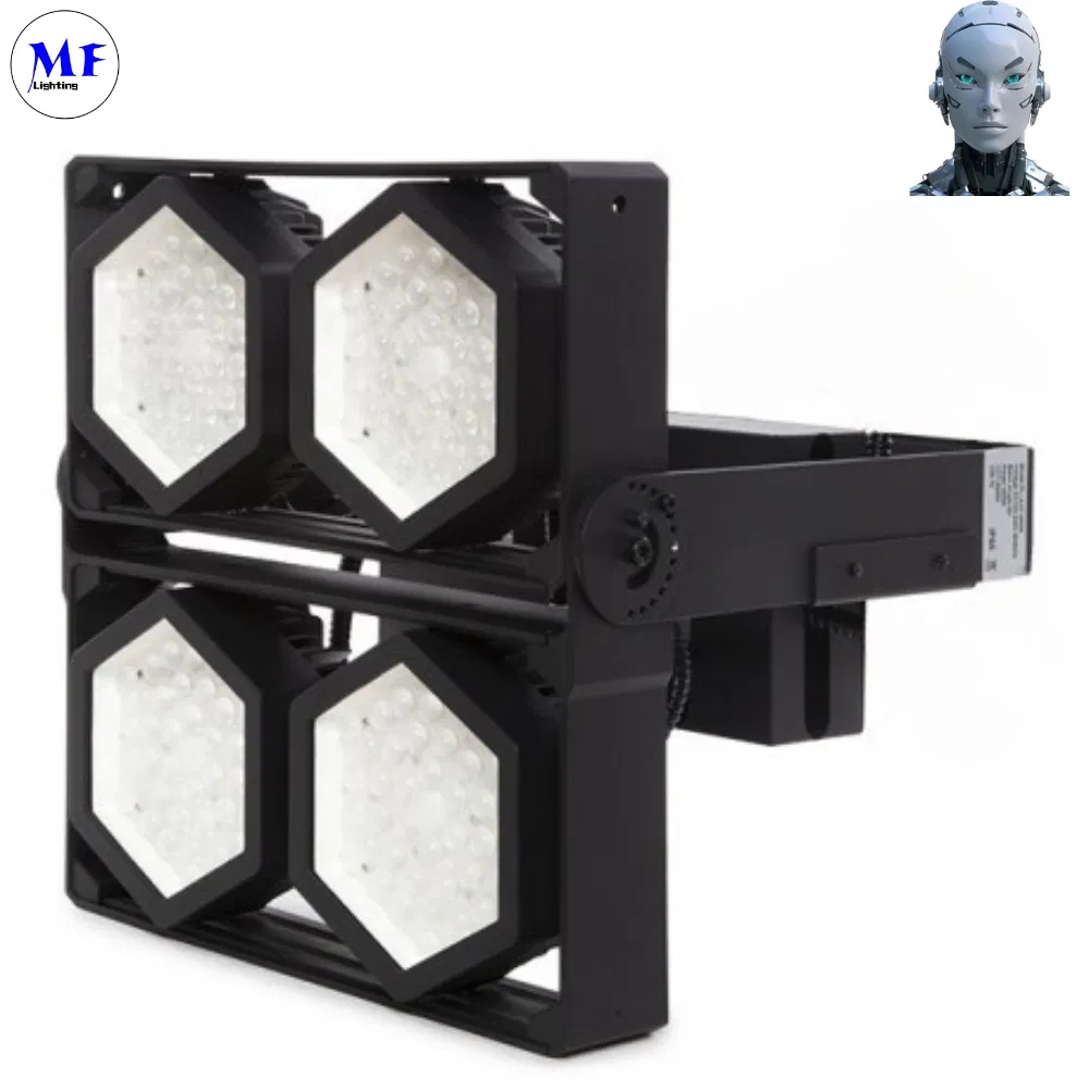 5years Warranty IP67 Waterproof Outdoor 100W-1200W LED High Mast Power Flood Stadium Sport Industrial Modular Light for Football Basketball Field Billboard