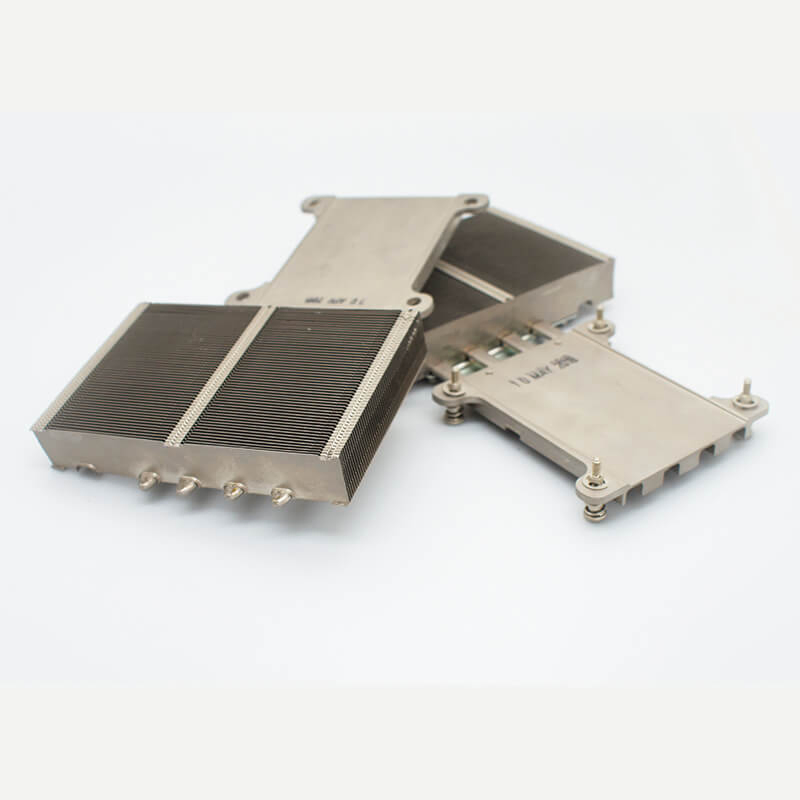 Chinese Factory Customized Design Aluminium Alloy Die Casting Anodizing Processing Aluminum Heat Sink Aluminium Industrial Computer Heat Sink