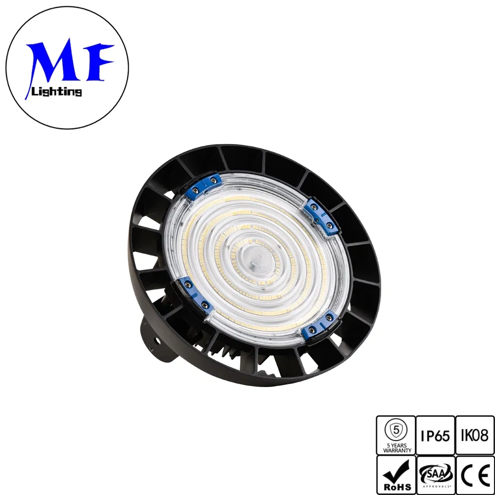 Robust and Versatile IP65 100W 150W 200W 240W Dimmable LED High Bay Light Industrial Workshop Warehouse Factory LED High Bay Lighting