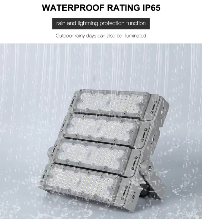 IP65 Modular Design Outdoor Waterproof 100W-300W Varying Sizes COB Chip Aluminum Lamp Body for Optimal LED Floodlight