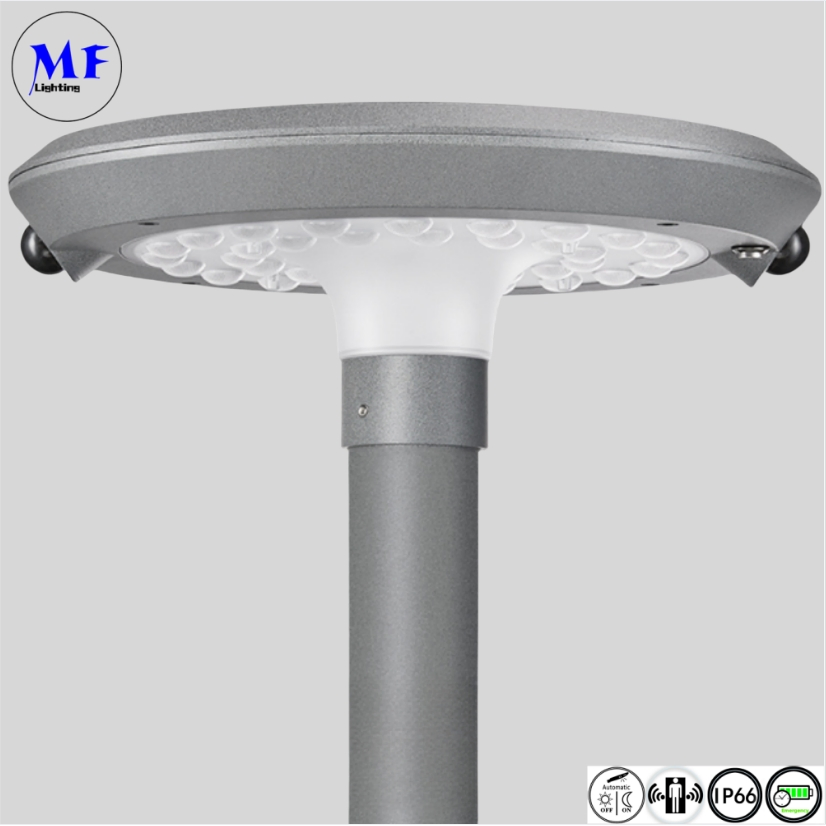 Wholesale Price From Factory IP66 Waterproof Wall Outdoor LED Light Solar Garden Light 2 Years Warranty Solar Post-Top Light with Motion Sensor for Sidewalk