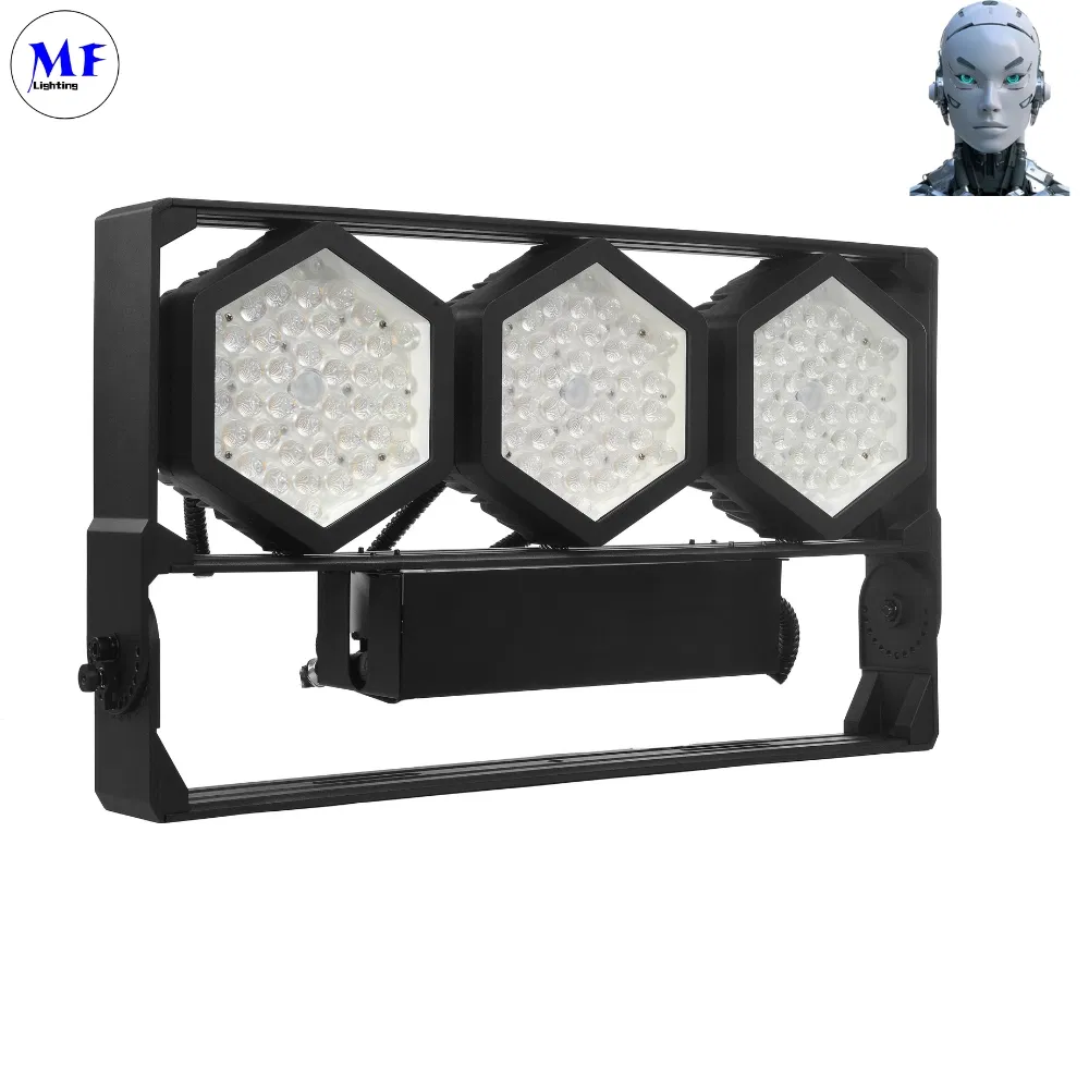 5years Warranty IP67 Waterproof Outdoor 100W-1200W LED High Mast Power Flood Stadium Sport Industrial Modular Light for Football Basketball Field Billboard