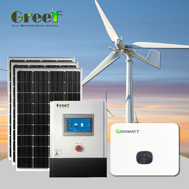 15kw Wind and Solar Hybrid System with Powerful Remote Control Controller for Home