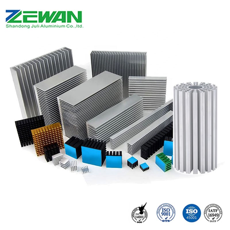 Aluminium Alloy Heat Sinks Die Casting Anodizing Processing Aluminum Heat Sink