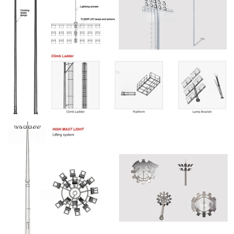 IP65 Modular LED Flood Light Projector Lamp with Reflector for Outdoor Stadium