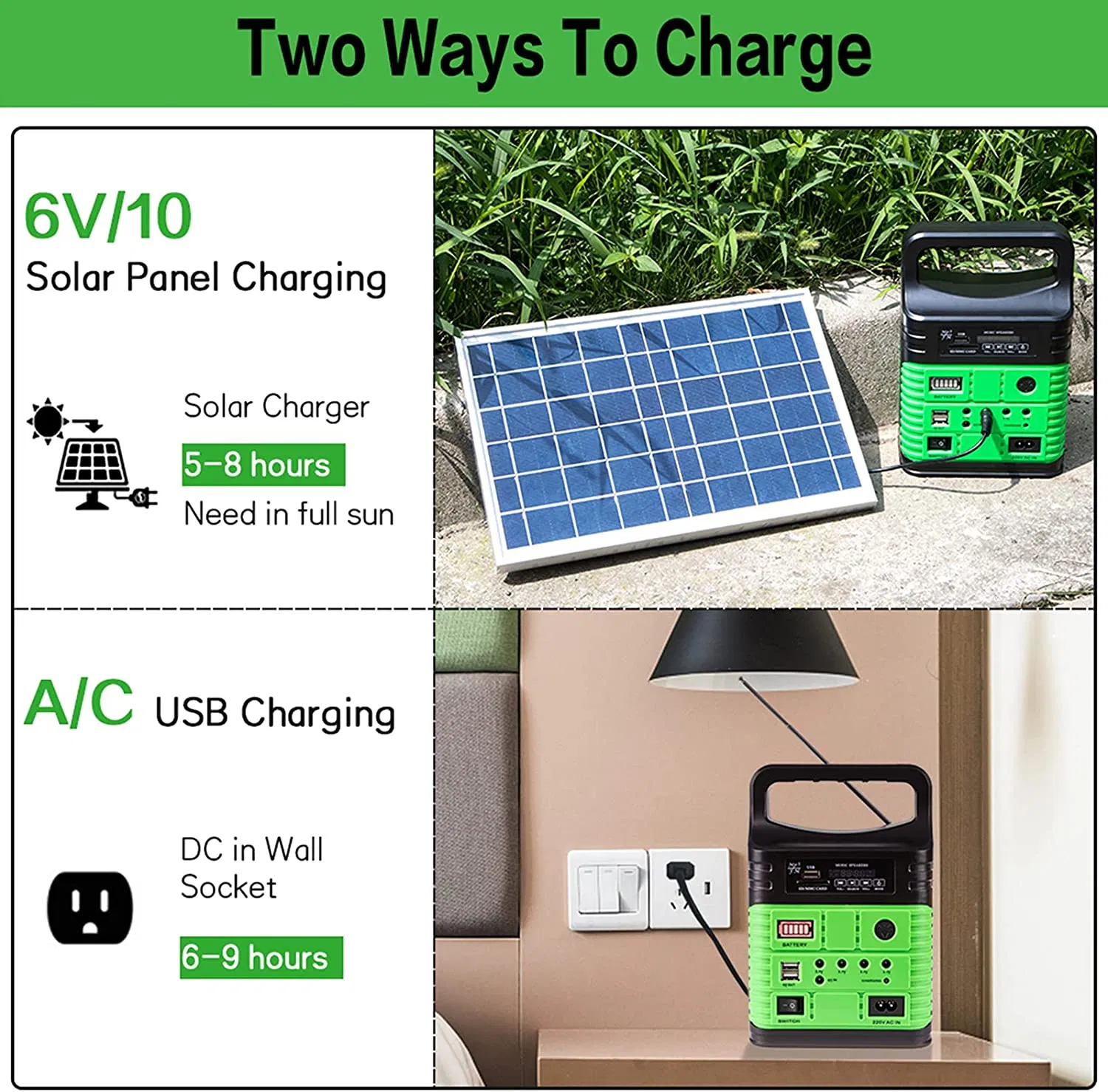 Solar LED Power Energy System Solar Portable Speaker with Lighting Radio