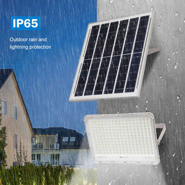 Energy Saving Sunshine 50W 100W Automatic Outdoor LED Solar Flood Lighting for Billboard