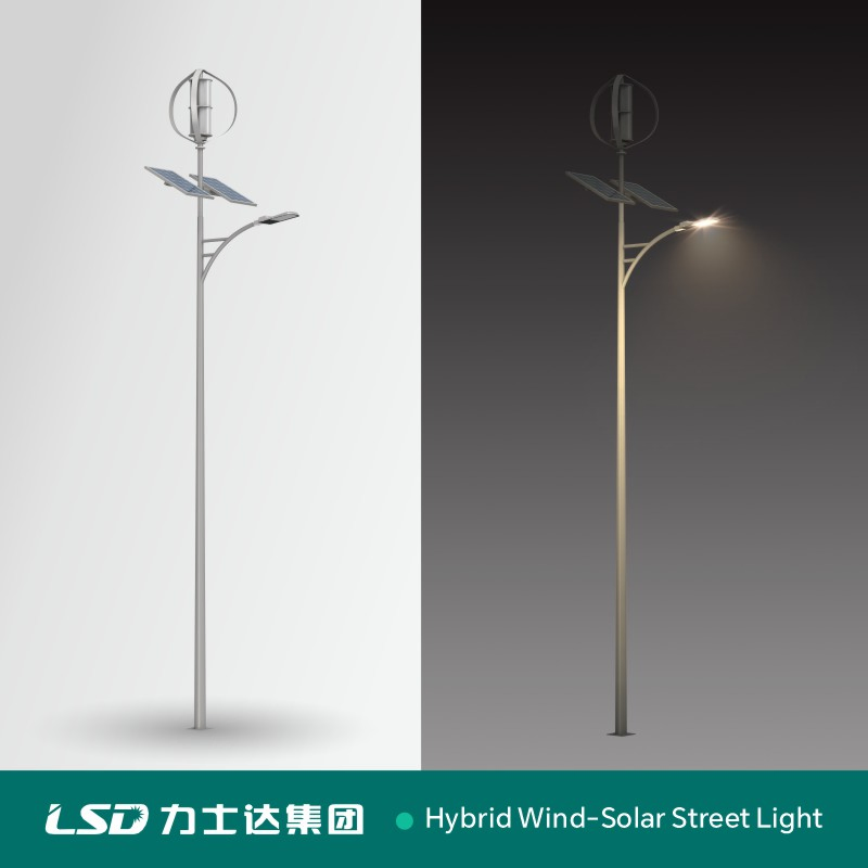 Industrial Wind-Solar Lighting System Megajoule Storage for 30+ Day Backup