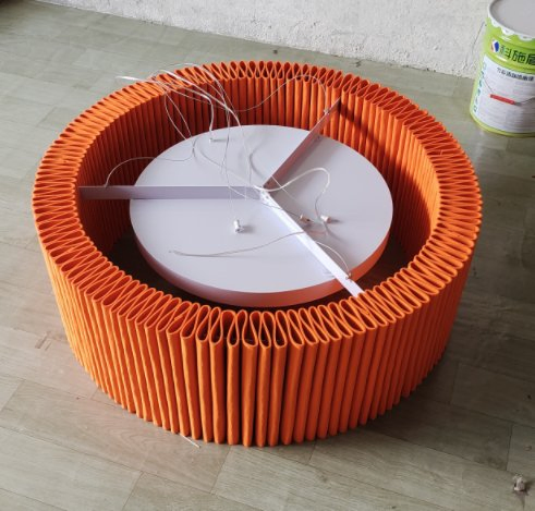 Industrial Modern Simple Felt Fabric Acoustic Pendant Light with LED Dimmable 5-Year Warranty for Home/Office