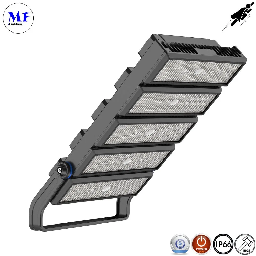 1500W High Power Modular IP67 Ik10 Outdoor Area LED Spotlight Waterproof Projector LED Flood Light LED Stadium Light