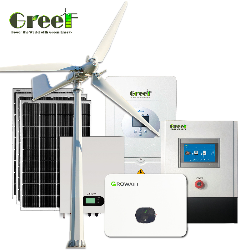 15kw Wind and Solar Hybrid System with Powerful Remote Control Controller for Home