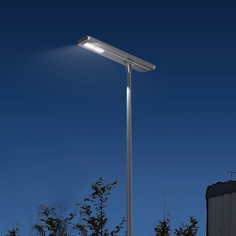 Factory Price Aluminum 50W 60W 80W 100W All in One Motion Sensor Outdoor Lighting LED Street Solar Lighting Fixture with Battery