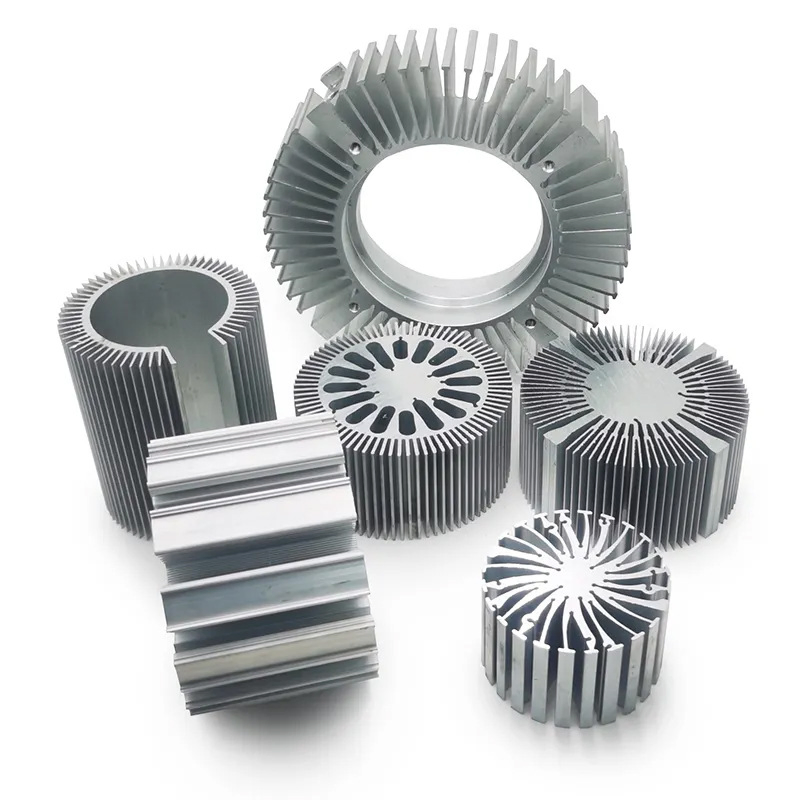 Aluminum Extrusion Enclosure Radiator Custom CNC Machining Aluminium Die Casting Heat Sink
