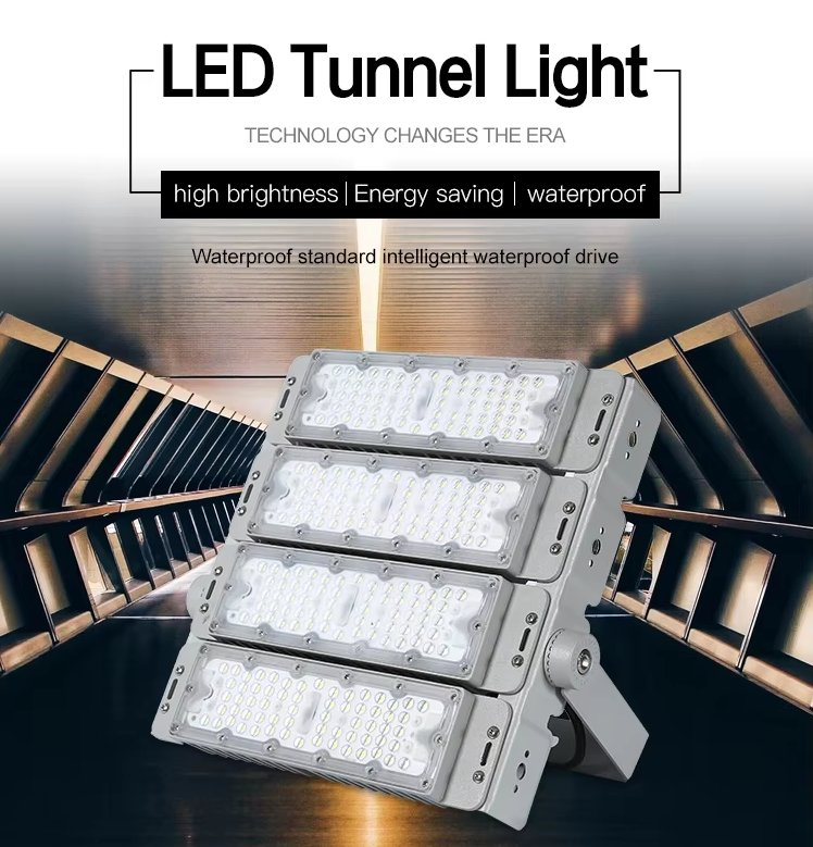 IP65 Modular Design Outdoor Waterproof 100W-300W Varying Sizes COB Chip Aluminum Lamp Body for Optimal LED Floodlight